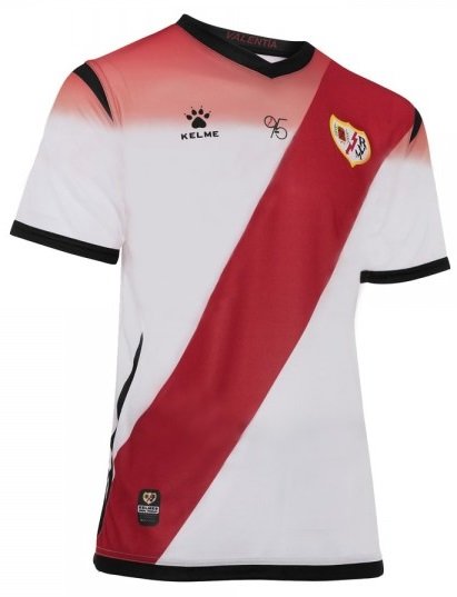 Camisa oficial Kelme Rayo Vallecano 2019 2020 I jogador